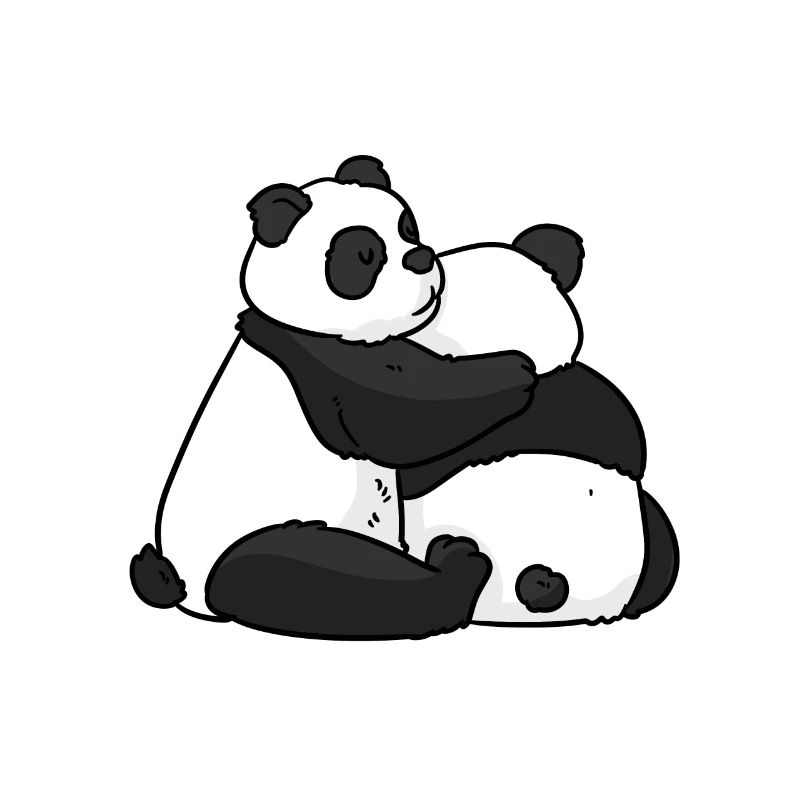 Panda aimant