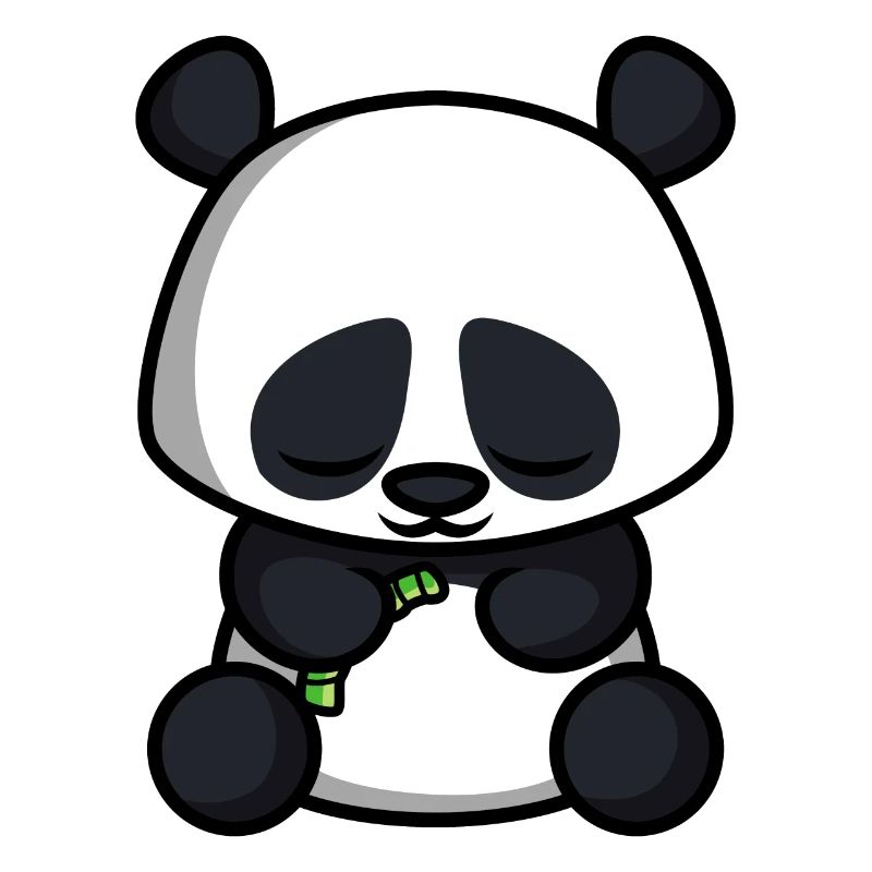 Müder Panda