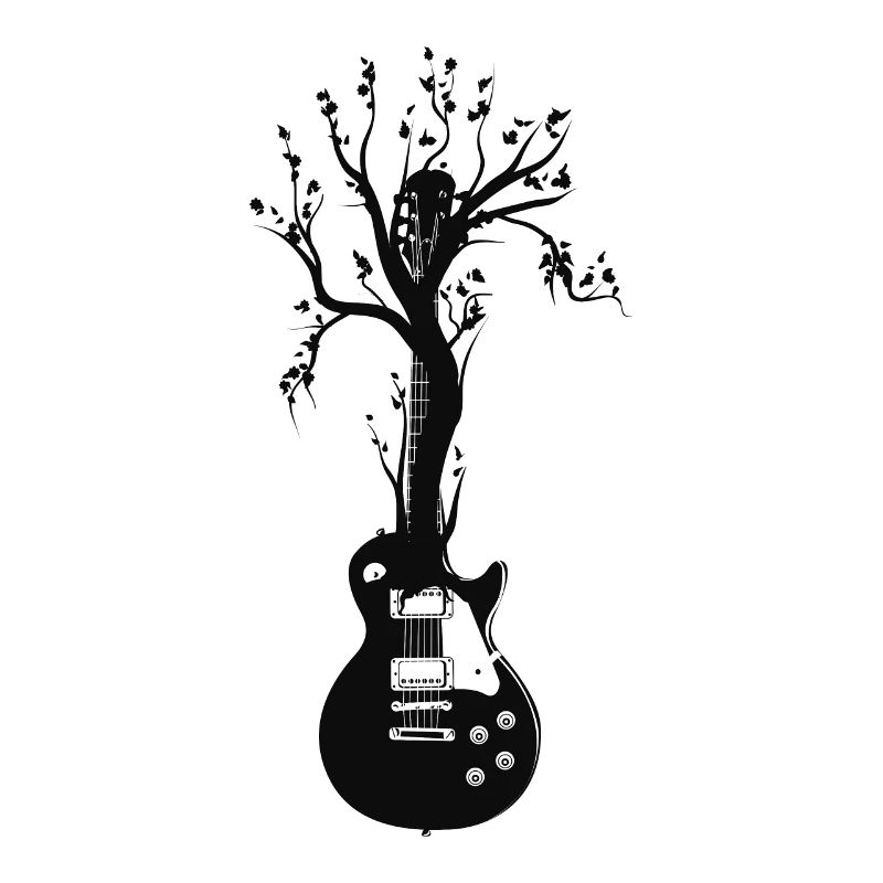 Guitar tree smooth t shirt
