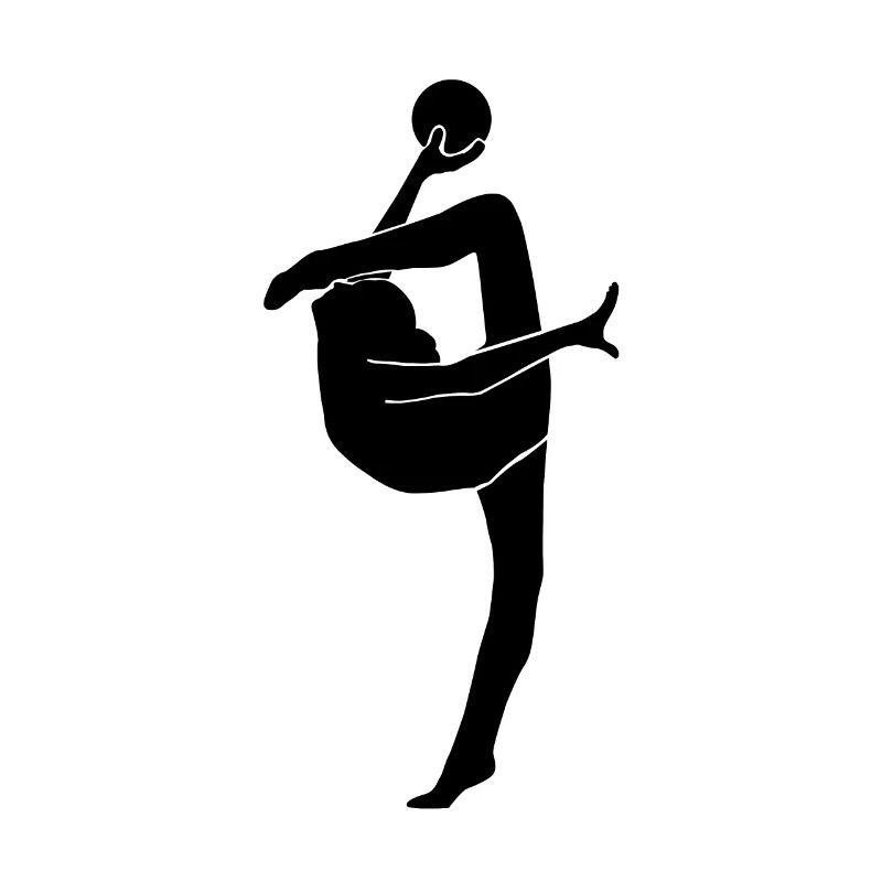 Rhythmic gymnastics with ball