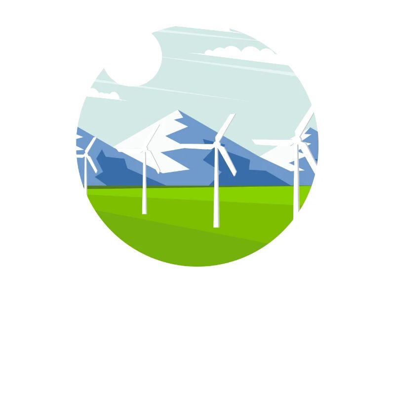 Montagnes et éolien Énergie durable