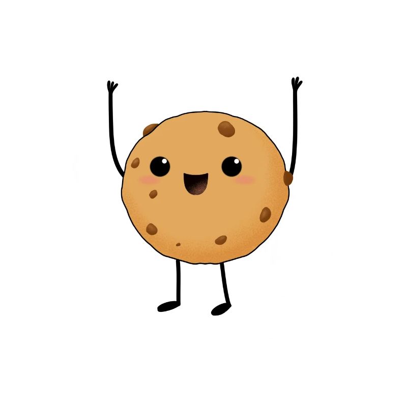 Enthousiaste Biscuit Excited Cookie