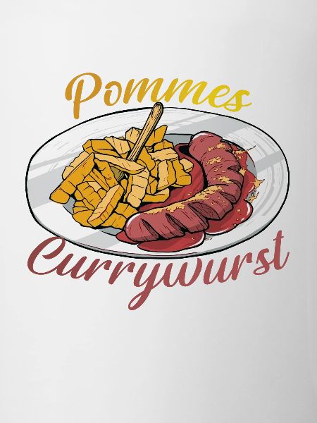 Pommes Currywurst