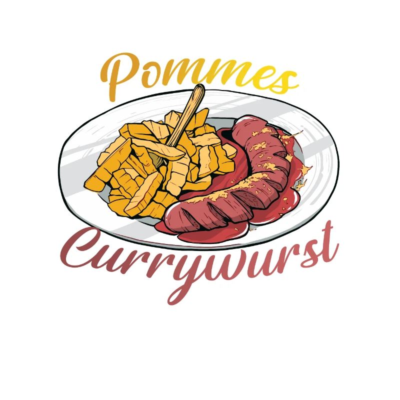 Pommes Currywurst