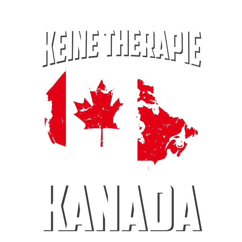 Canada flag no therapy saying gift