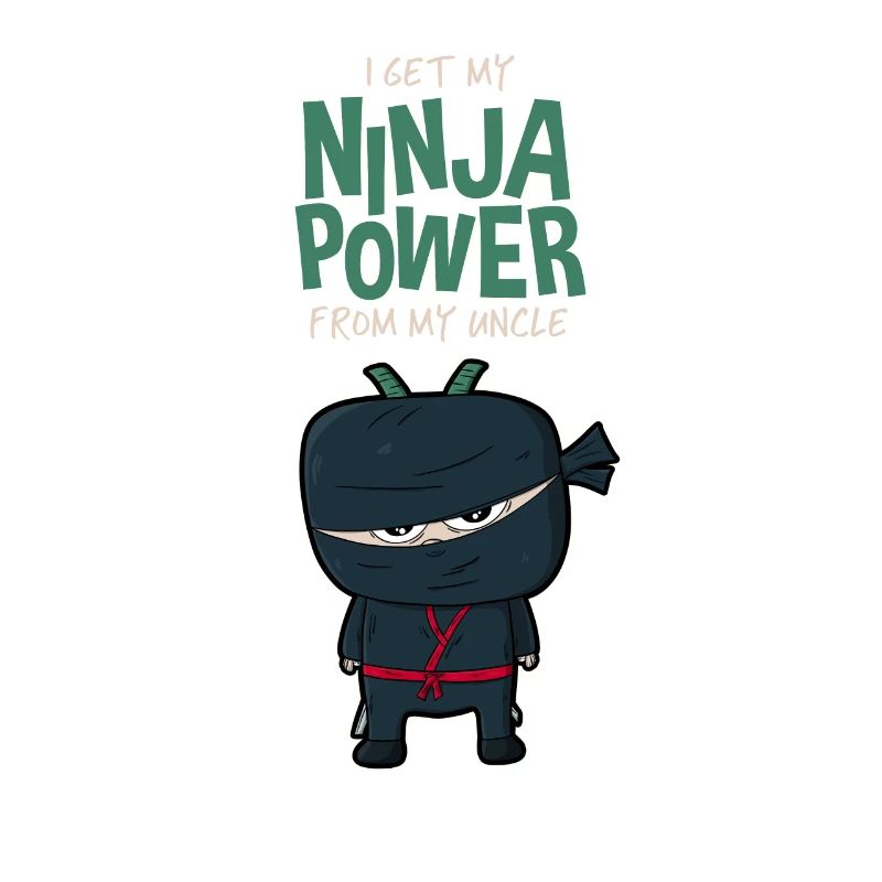 Cadeau de naissance de parrain oncle Ninja Power