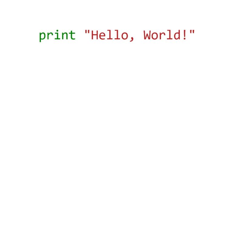 Programmeur de python cadeau Hello World