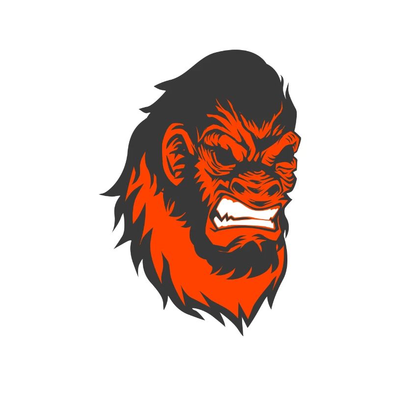 Big monkey head