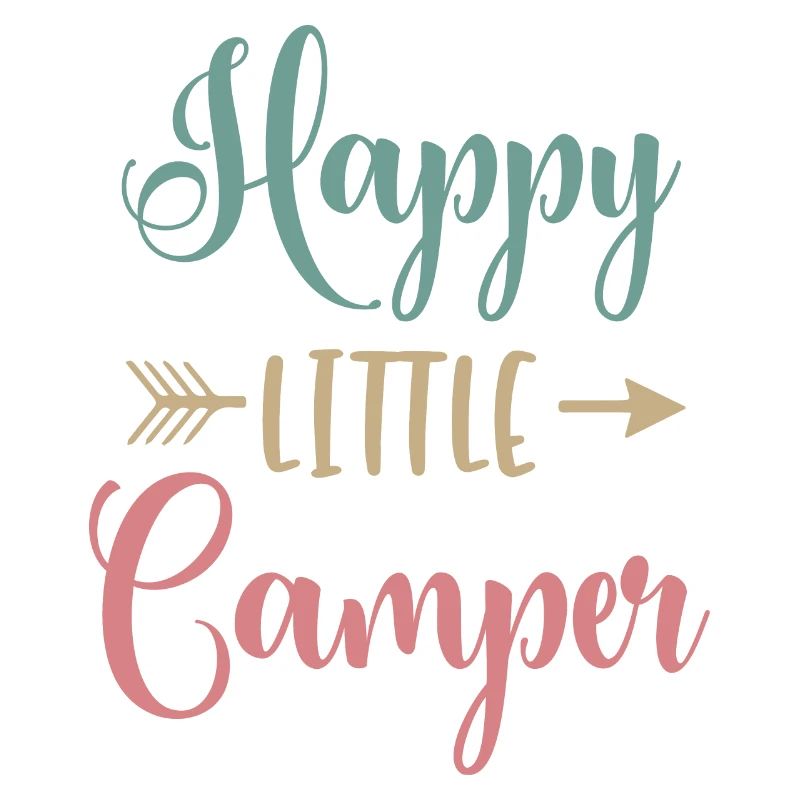 Happy Little Camper Kinder Camping Geschenk Kind