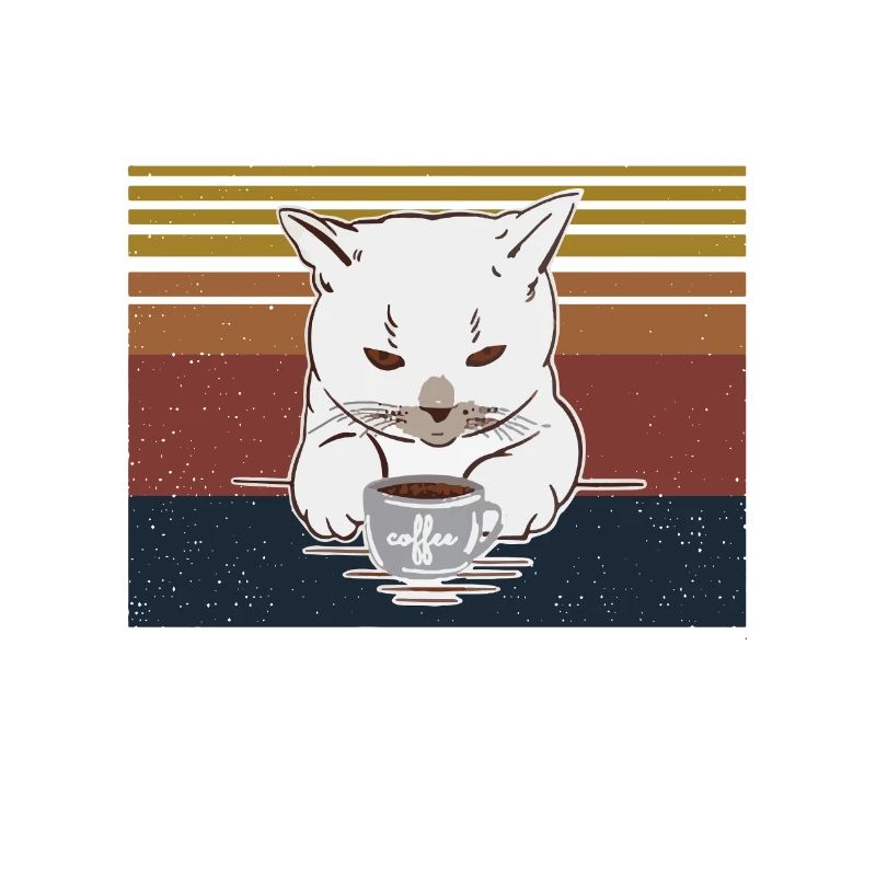 Drink Coffee hate Peope know things Katze Cat
