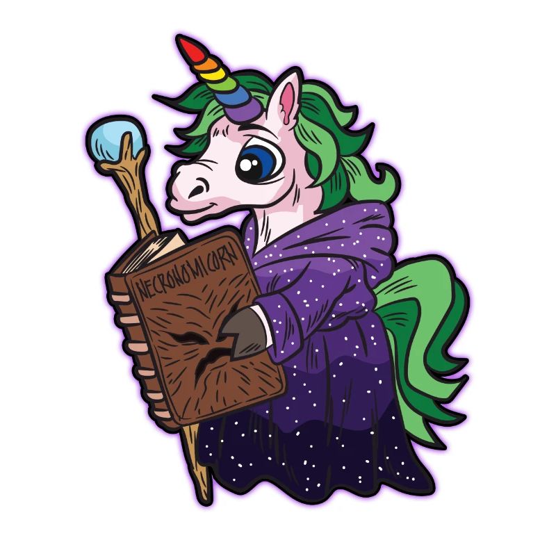 Unicorn Mage Necromancer Warlock Comic