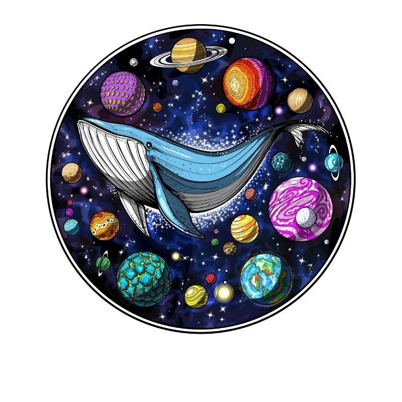 Baleine psychédélique