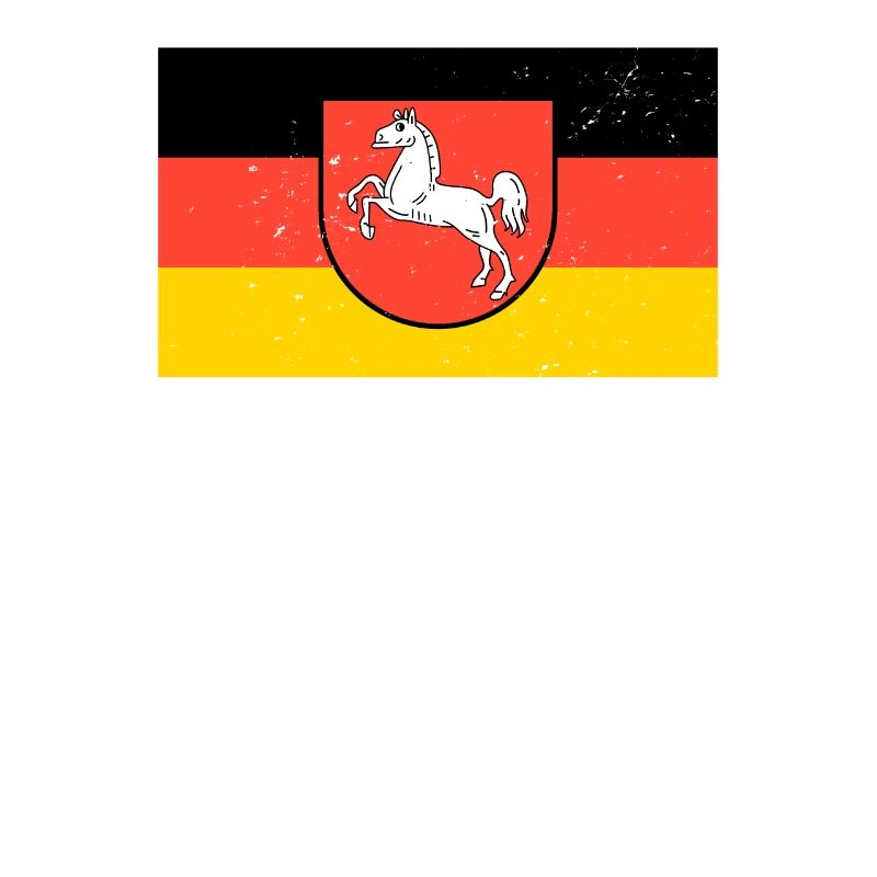 Drapeau de la Basse-Saxe drapeau armoiries drapeau cadeau