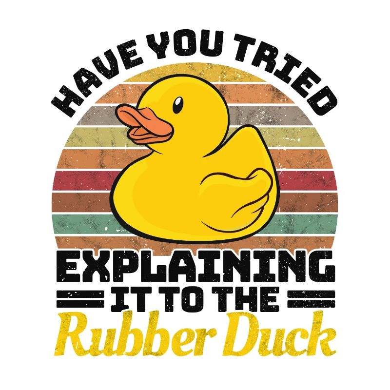 Programmer Programming Duck Rubber Duck