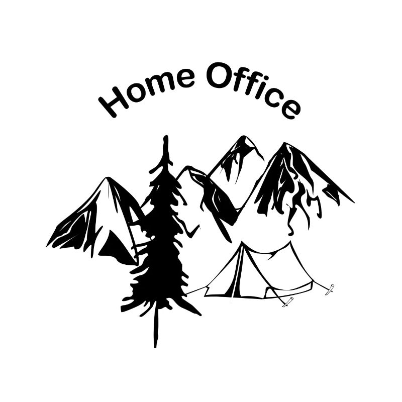Bureau à domicile dans les montagnes