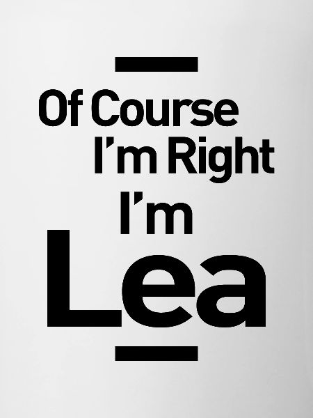 Lea Personalized Name Birthday Gift
