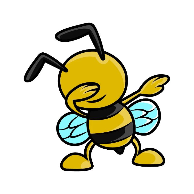 Bee dabbing cool trend dab dance beekeeper gift