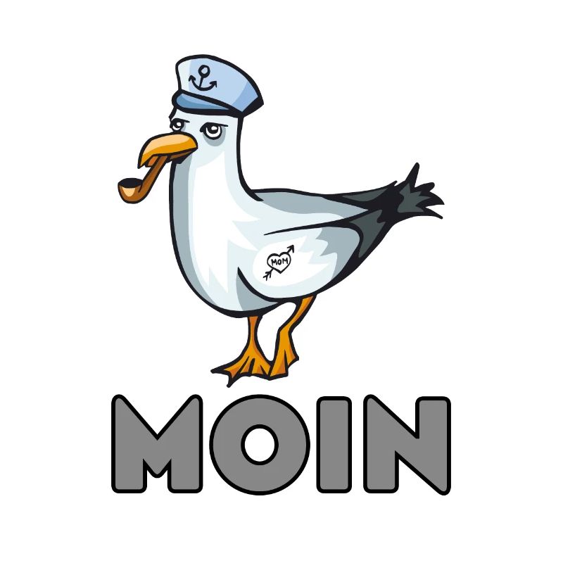 Hamburg Moin Matrose Möwe Geschenkidee Norddeutsch