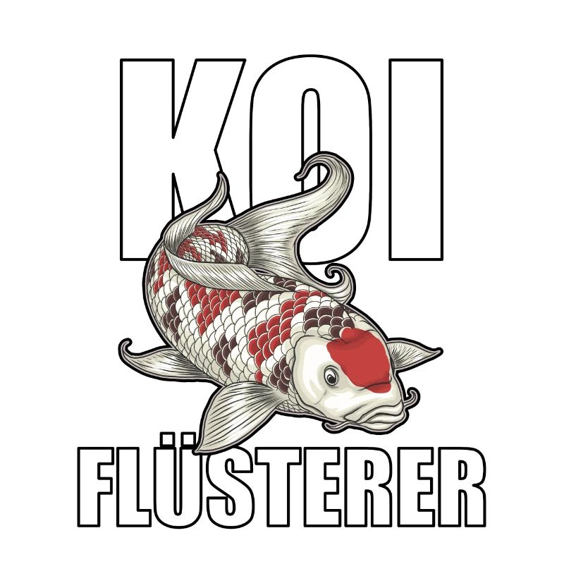 lustiges Koi Kois Koi Flüsterer Karpfen Geschenk