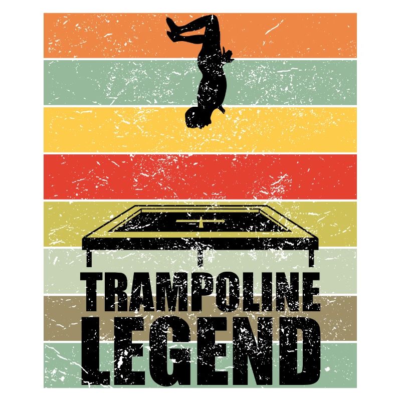 Trampoline Legend Trampolin Sprung Retro Geschenk