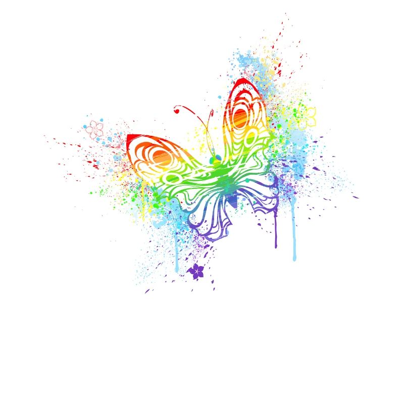 Rainbow butterfly