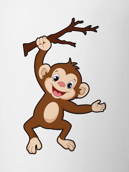 Affe auf Ast
