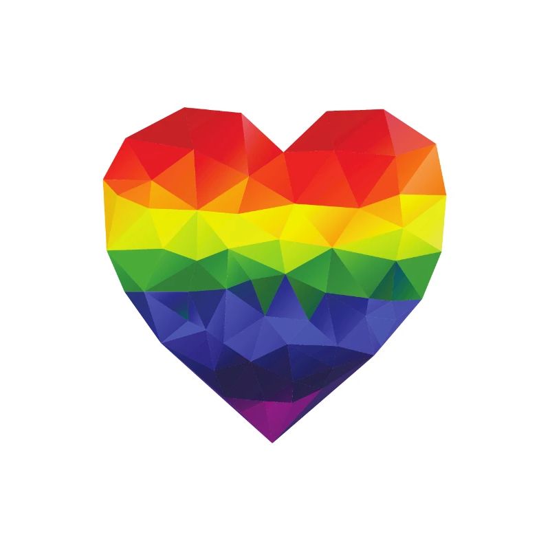 regenbogen herz