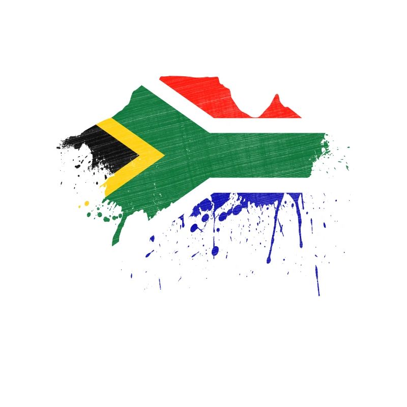 Cap Skyline Afrique du Sud drapeau drapeau Cape Town