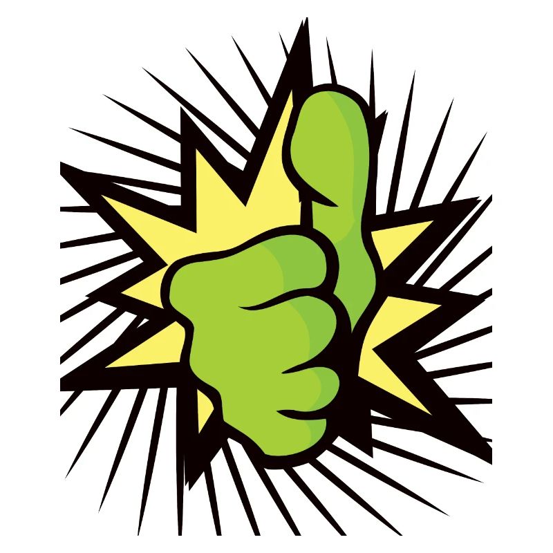 Thumbs up nicely