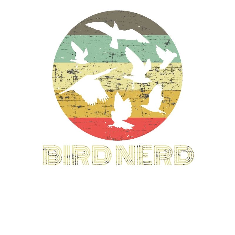Oiseau nerd oiseau ornithologue ornithologue