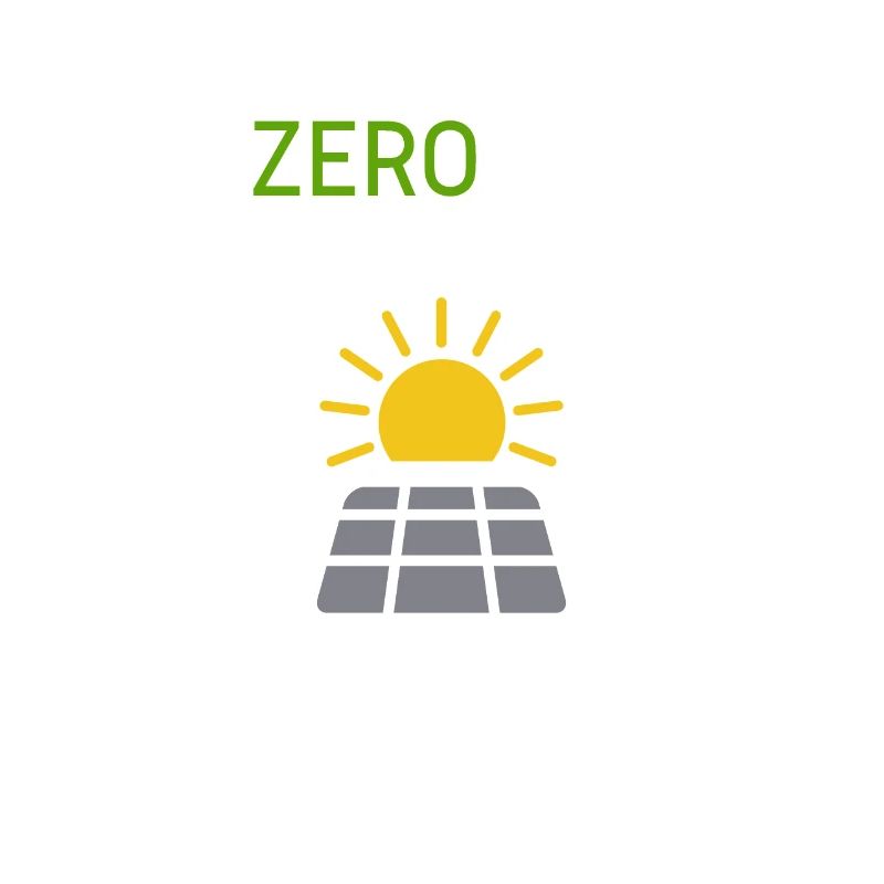 Zero emissions solar sun