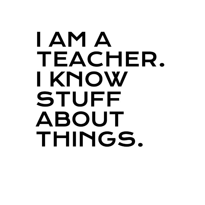 i am a teacher