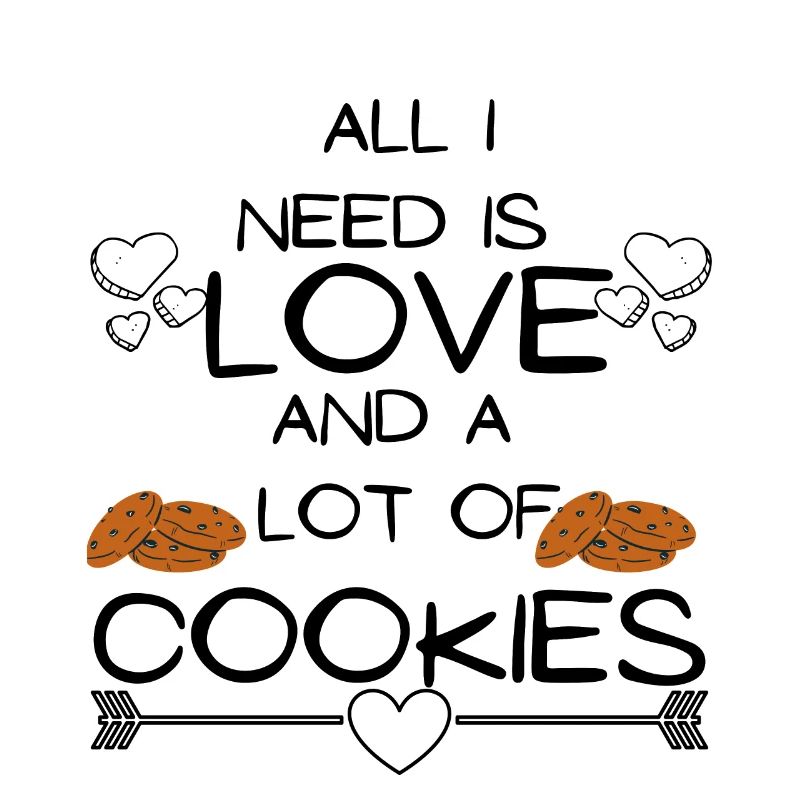 Tout ce dont j'ai besoin, c'est de l'amour et beaucoup de biscuits biscuits