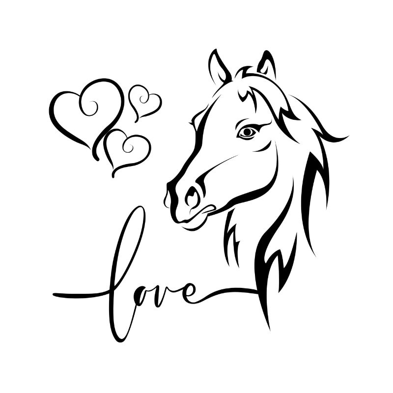 Pferd Herzen Liebe