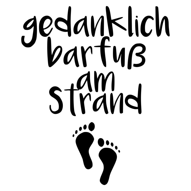 gedanklich barfuß am Strand