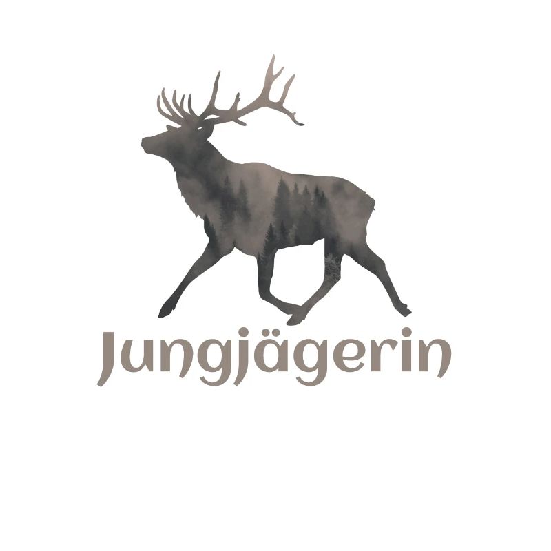 Cerf - jeune chasseur