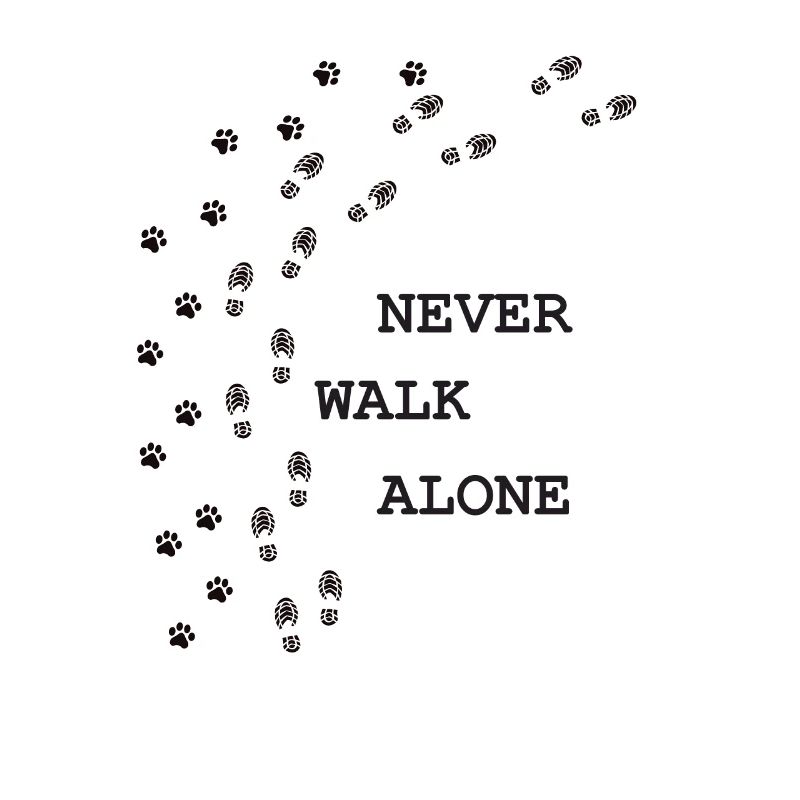 never walk alone; Hund