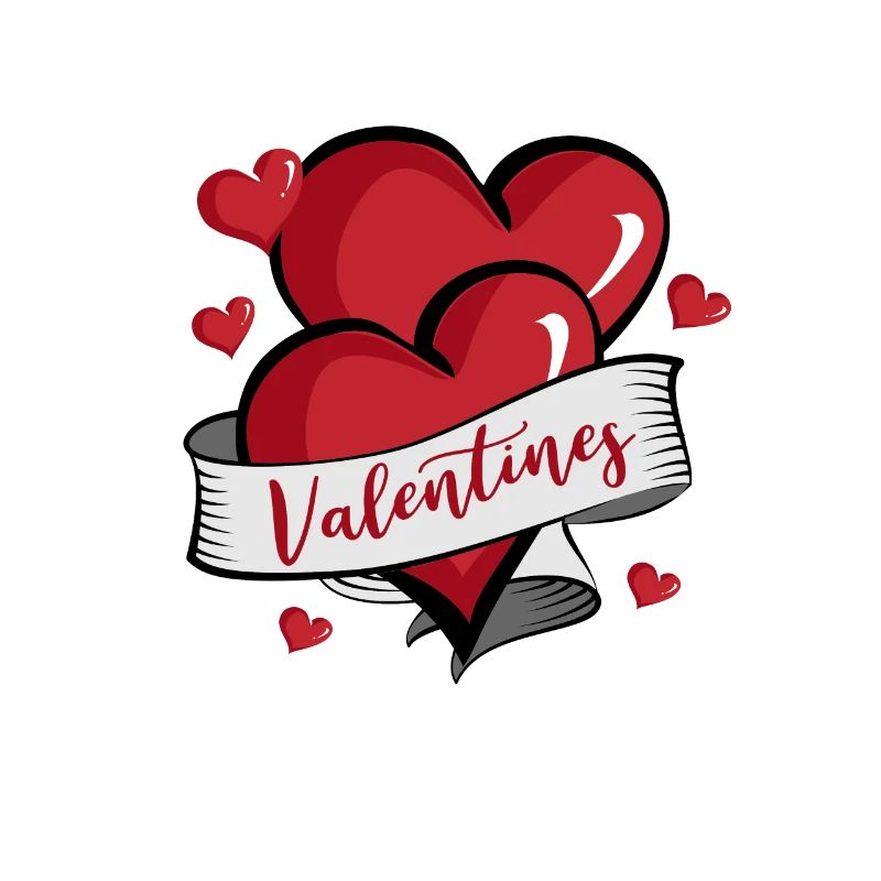 Valentinstag Paar Geschenk Herzen