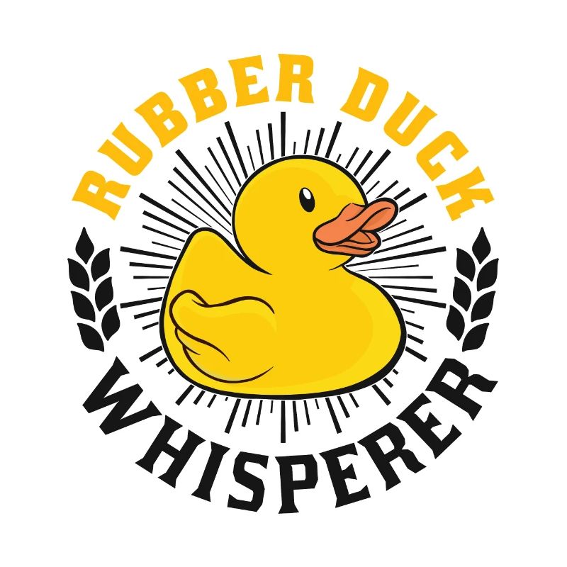 Rubber Duck Whisperer Gummiente Geschenk