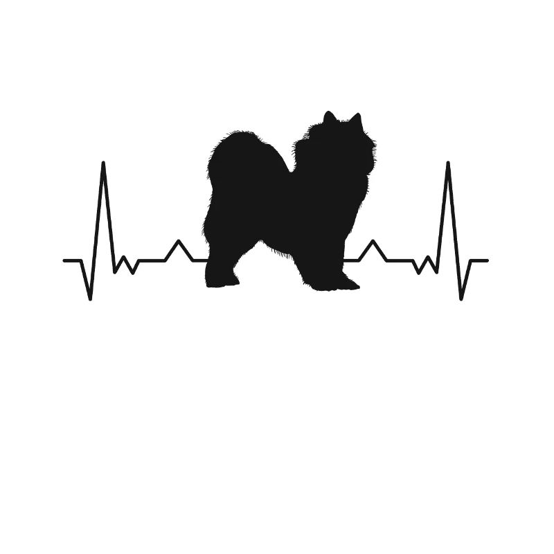Samojede Herzschlag Schlittenhund Samojeden