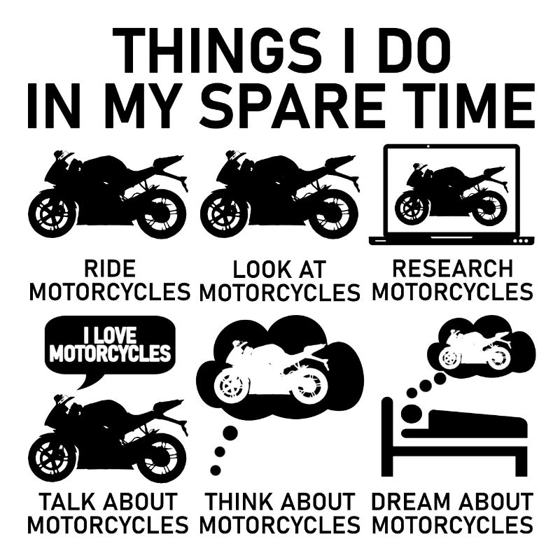 Choses que je fais dans mon temps libre - Motos!
