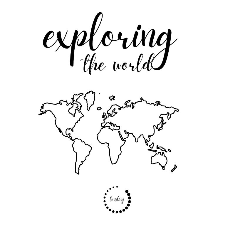 EXPLORING THE WORLD gift idea humor trip