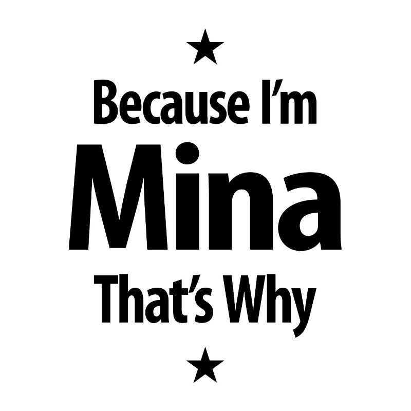 Mina Personalized Name Birthday Gift