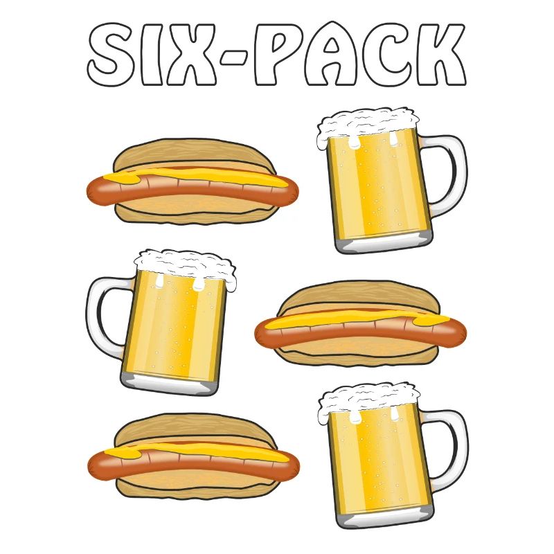 BRATWURST AND BEER MY SIX-PACK