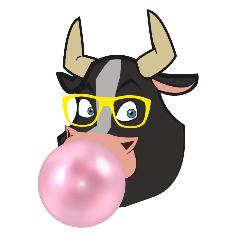 TAUREAU CHEWING-GUM LUNETTE gift idea feria