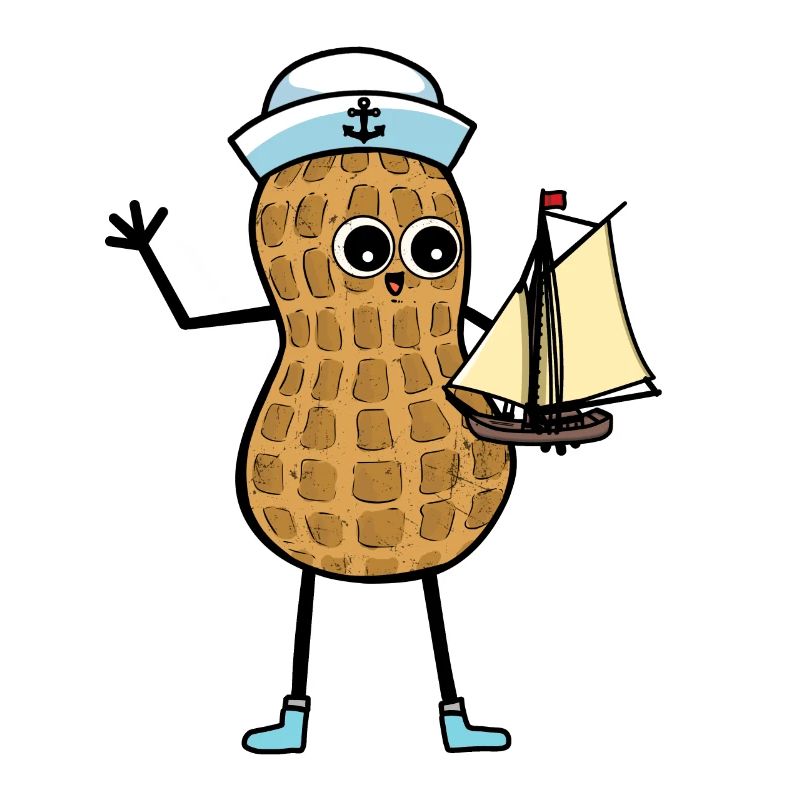 Peanut child sailor sailing ship play maritime