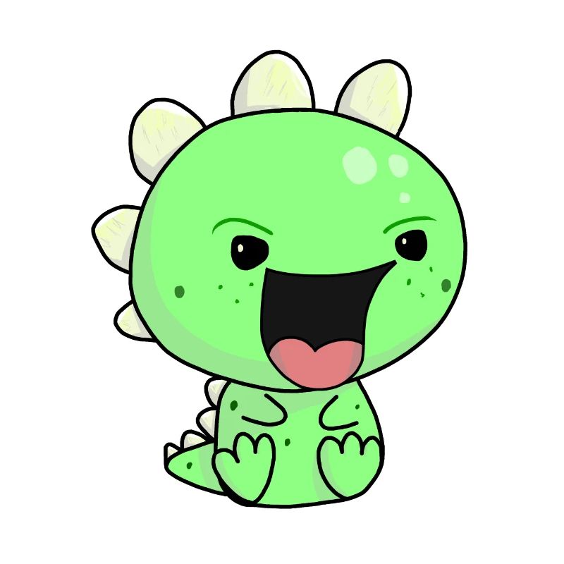 Bébé Dragon Cri de bouche grande gueule