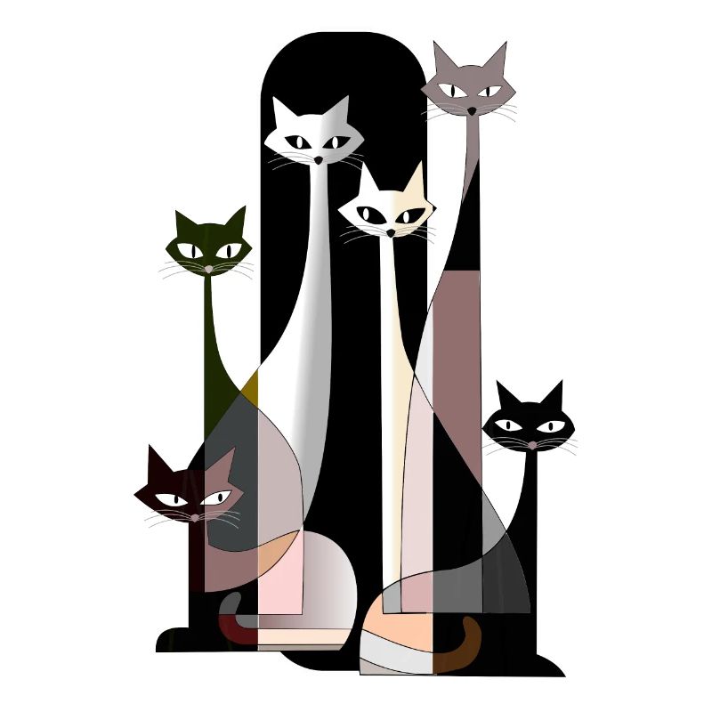 Katzen Kater Kitten Cat Katze abstrakt