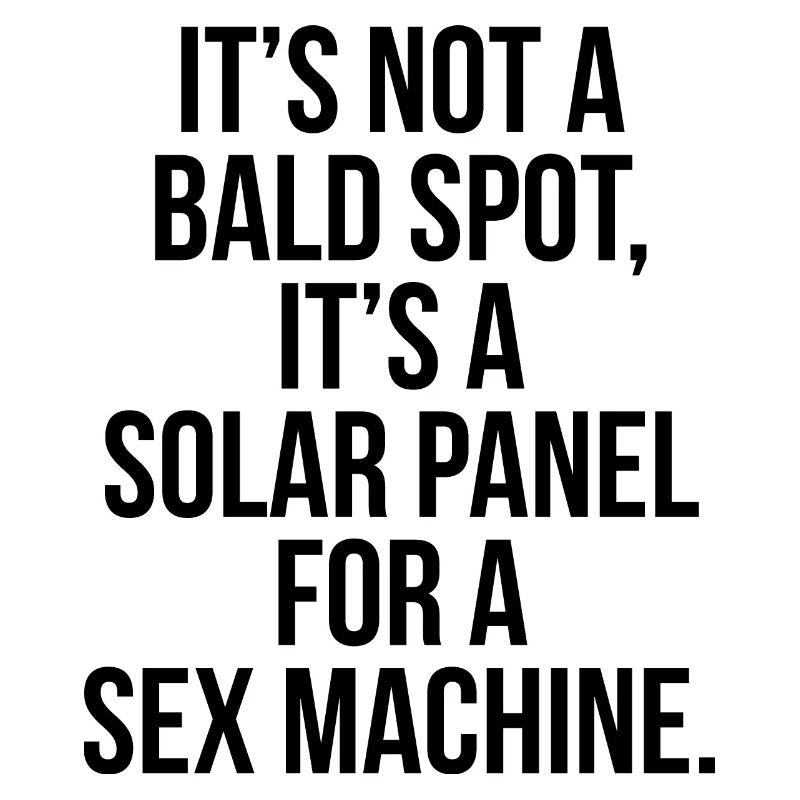 NOT A BALD SPOT BUT A SOLAR PANEL