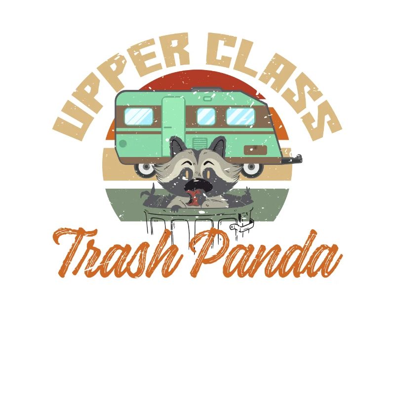Upper class trash panda – Panda, bear, raccoon